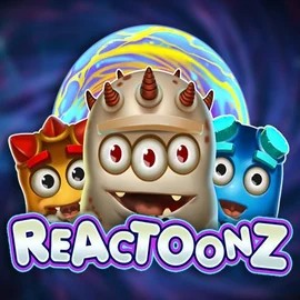 Reactoonz online game logo by Play'n GO on loldutchpeople.nl